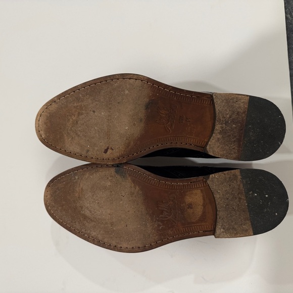 Johnston & Murphy Black Leather Oxfords